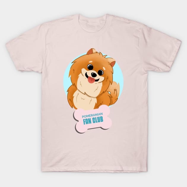 Cute Pomeranian Lover T-Shirt by Tip Top Tee's